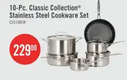 The Brick Cuisinart 10-Piece Classic Collection Stainless Steel Cookware Set - CSS-10BC offer