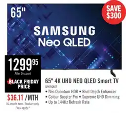 The Brick Samsung 65 QN80F Neo QLED 4K AI Smart TV (QN65QN80FAFXZC) offer
