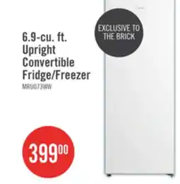 The Brick Midea 6.9 Cu. Ft. Convertible Upright Refrigerator-Freezer - MRU07B3AWW offer
