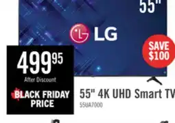 The Brick LG 55 UA7000 4K UHD Smart webOS TV (55UA7000PUB.ACC) 2025 Model offer