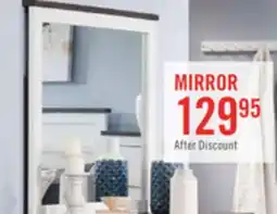 The Brick Zoey Bedroom Dresser Mirror - Two-tone White & Brown offer