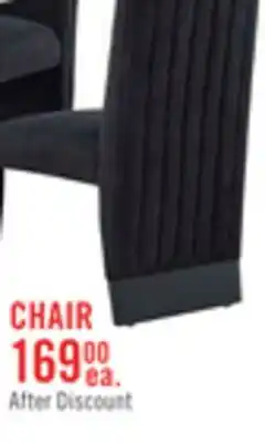 The Brick Vega Dining Chair with Polyester Fabric, Wood, Channeled Tufting - Black offer