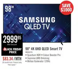 The Brick SAMSUNG 98 Q7F QLED 4K UHD Vision AI Smart Tizen OS TV (QN98Q7FAAFXZC) - 2025 Model offer