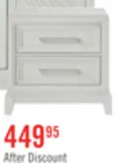 The Brick Vida Bedside 2-Drawer Nightstand, 27W x 28H - Sand offer