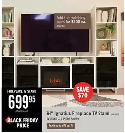 The Brick Ignatius 18.7 Pier with Storage & Cable Management - White offer