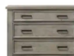 The Brick Levi Bedroom Chest of Drawers, 6-Drawer, 39W x 56H, Wood - Drift Grey offer