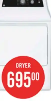 The Brick GE 6.2 Cu. Ft. Electric Dryer with SaniFresh Cycle White - GTX34EBMRWS offer