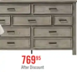The Brick Levi Bedroom 7-Drawer Dresser, 67W x 38H, Wood - Drift Grey offer