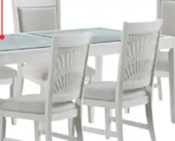 The Brick Vida 7pc Dining Set with Table & 6 Chairs, 78W - Sand offer