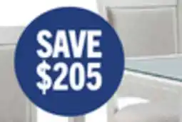 The Brick Vida Dining Table with Glass Inserts, 78W - Sand offer