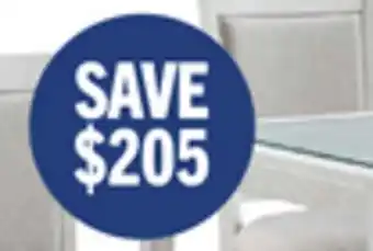 The Brick Vida Dining Table with Glass Inserts, 78W - Sand offer