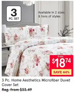 Kitchen Stuff Plus 3 Microfiber Duvet Cover Set offer