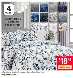 Kitchen Stuff Plus 4 Luxury Microfiber Sheet Set offer