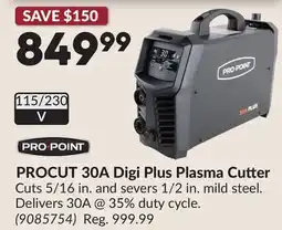 Princess Auto PROCUT 30A Digi Plus Plasma Cutter offer
