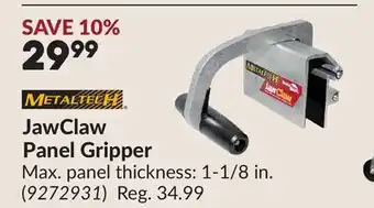 Princess Auto JawClaw Panel Gripper offer