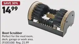 Princess Auto Boot Scrubber offer