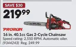 Princess Auto 16 in. 40.1cc Gas 2-Cycle Chainsaw offer