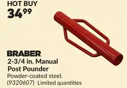 Princess Auto 2-3/4 in. Manual Post Pounder offer