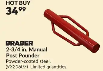 Princess Auto 2-3/4 in. Manual Post Pounder offer