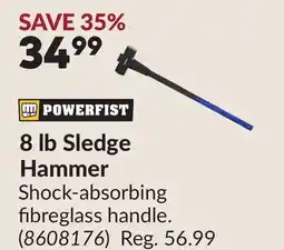 Princess Auto 8 lb Sledge Hammer offer