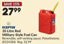 Princess Auto 20 Litre Red Military-Style Fuel Can offer