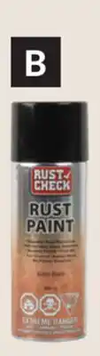 Princess Auto Gloss Black Rust Check Rust Spray Paints offer