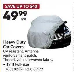 Princess Auto 19 ft Full-size Heavy Duty Car Covers offer