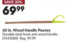 Princess Auto 60 in. Wood Handle Peavey offer