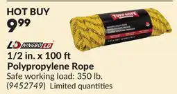Princess Auto NINGBO 1/2 in. x 100 Polypropylene Rope offer