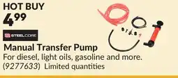 Princess Auto Manual Transfer Pump offer