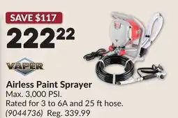 Princess Auto Airless Paint Sprayer offer