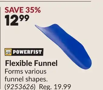 Princess Auto Flexible Funnel offer