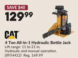 Princess Auto 4 Ton All-in-1 Hydraulic Bottle Jack offer