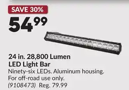 Princess Auto 24 in. 28,800 Lumen LED Light Bar offer