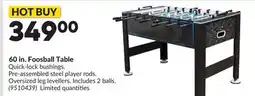 Princess Auto 60 in. Foosball Table offer