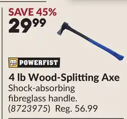 Princess Auto 4 lb Wood-Splitting Axe offer