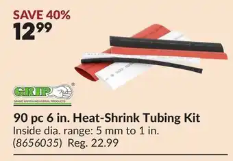 Princess Auto 90 pc 6 in. Heat-Shrink Tubing Kit offer