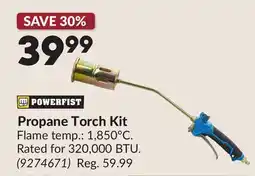 Princess Auto Propane Torch Kit offer