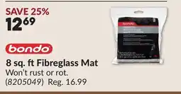 Princess Auto 8 sq. ftFibreglass Mat offer