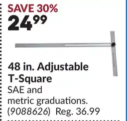 Princess Auto 48 in. Adjustable T-Square offer