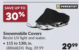 Princess Auto POWERFIST Snowmobile Covers offer