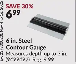 Princess Auto 6 in. Steel Contour Gauge offer