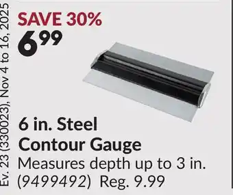 Princess Auto 6 in. Steel Contour Gauge offer