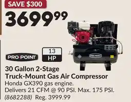 Princess Auto 30 Gallon 2-Stage Truck-Mount Gas Air Compressor offer