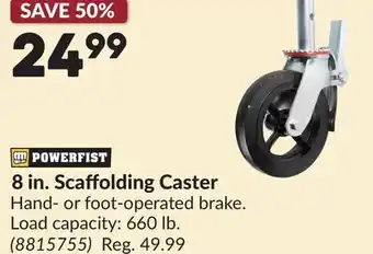 Princess Auto 8 in. Scaffolding Caster offer