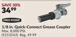 Princess Auto 1/8 in. Quick-Connect Grease Coupler offer