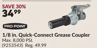 Princess Auto 1/8 in. Quick-Connect Grease Coupler offer