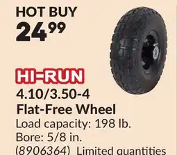 Princess Auto 4.10/3.50-4 Flat-Free Wheel offer