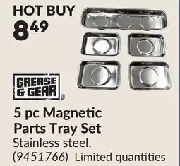 Princess Auto 5 pc Magnetic Parts Tray Set offer