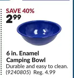 Princess Auto 6 in. Enamel Camping Bowl offer